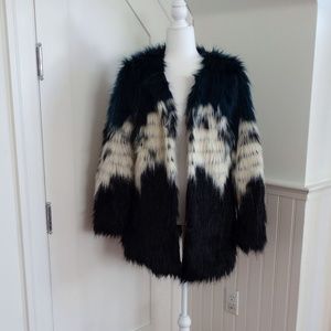 Blue Fur Coat